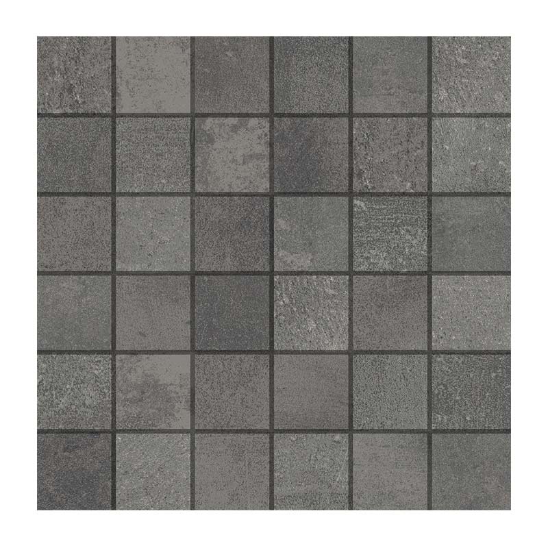 Rondine Volcano Dark Mosaico 5 x 5 cm Mosaikfliesen