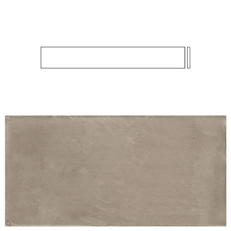 Dom Sockelleiste Comfort R Sand 9 x 59,5 cm