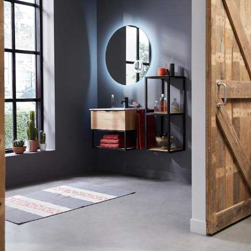 neo Waschtischunterschrank Industrial 1 Auszug