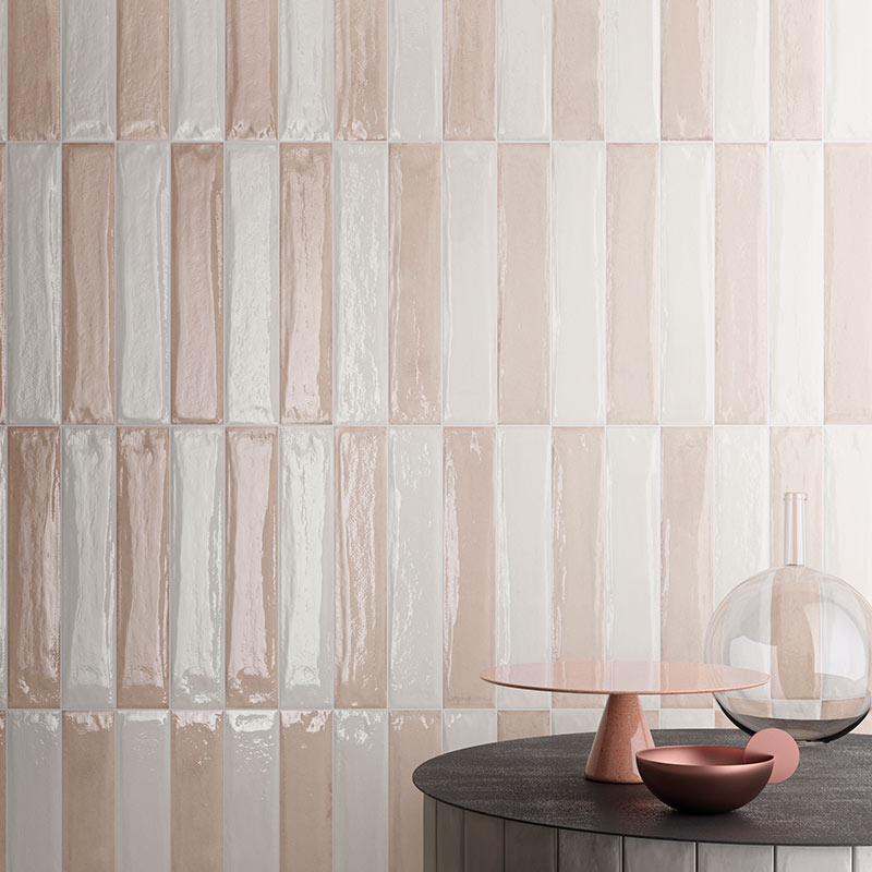Del Conca Frammenti FR 16 Rosa Brick 7,5 x 40 cm