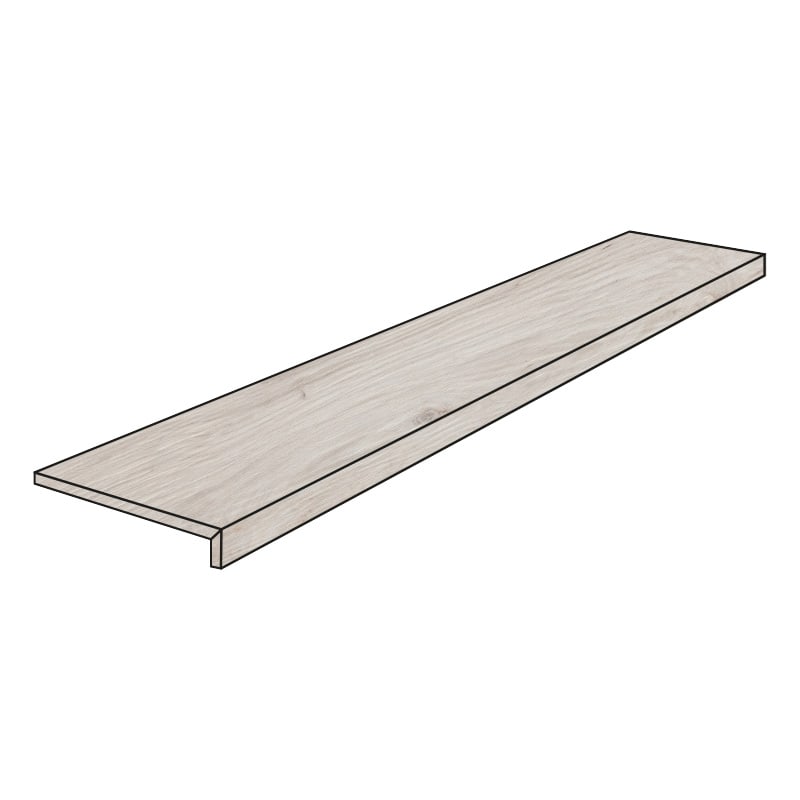 Cercom Briccole Avorio Costa Retta 30 x 120 x 3,3 cm Stufenplatte