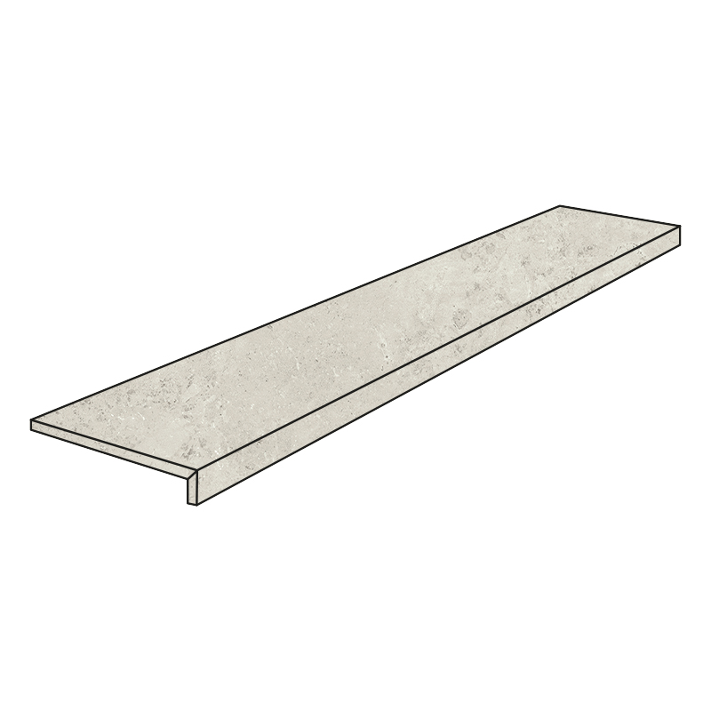 Serenissima Concreta Avorio Costa Retta 30 x 120 x 3,3 cm Stufenplatte