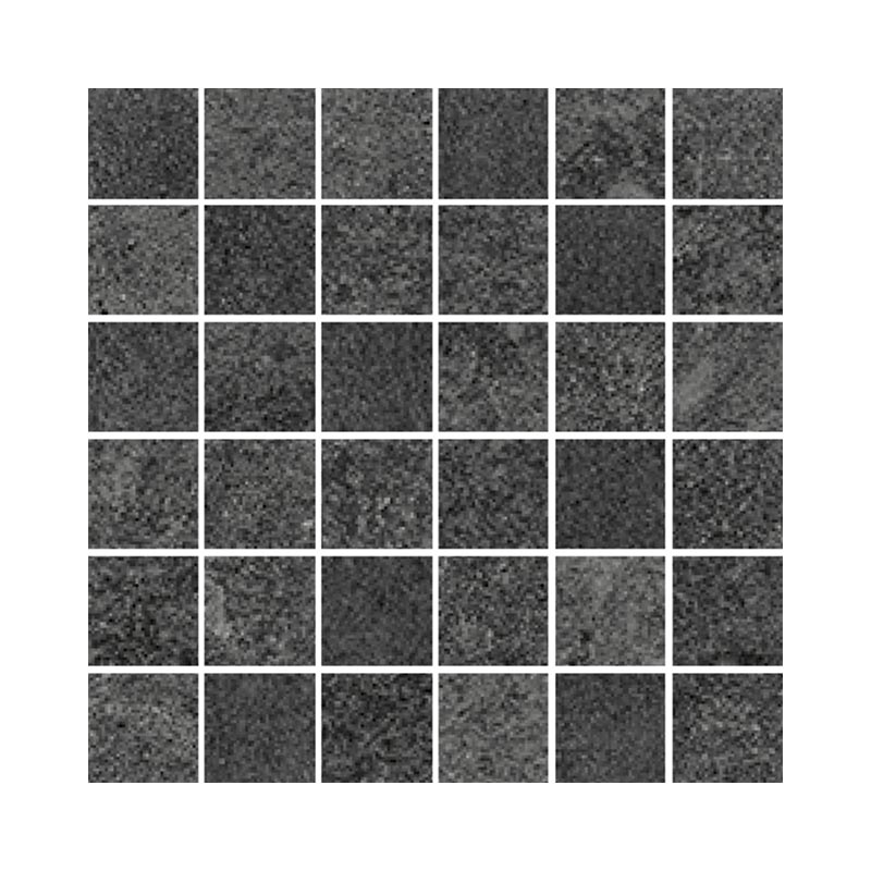 Serenissima Materica Nero Mosaico 5 x 5 cm Mosaikfliesen