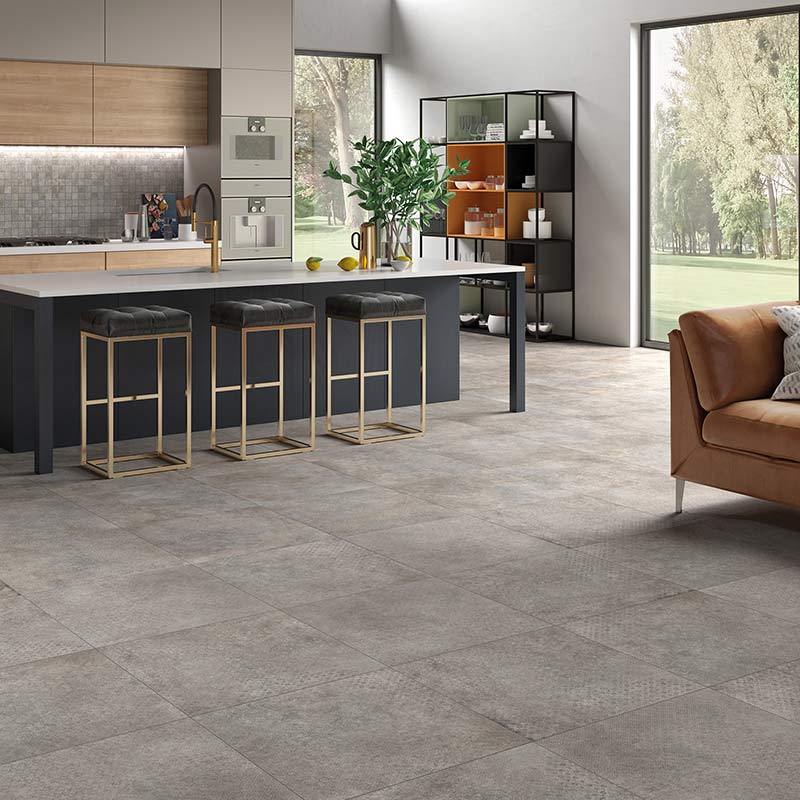 Sintesi Concept Stone Grey Dekor 60 x 60 cm Feinsteinzeug