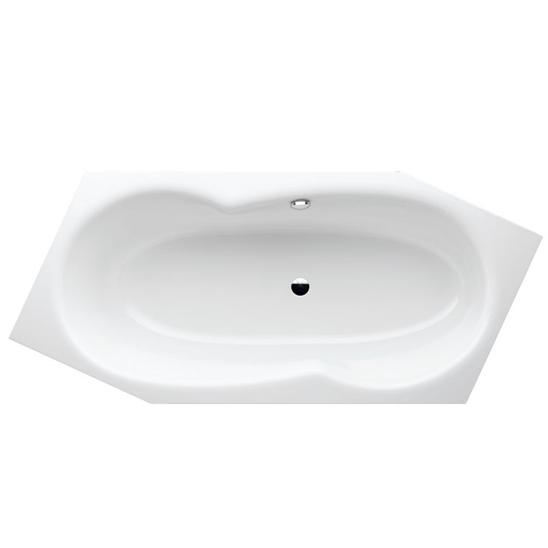 Bette METRIC Sechseck Badewanne 206 x 90 x 45 cm Links - wei