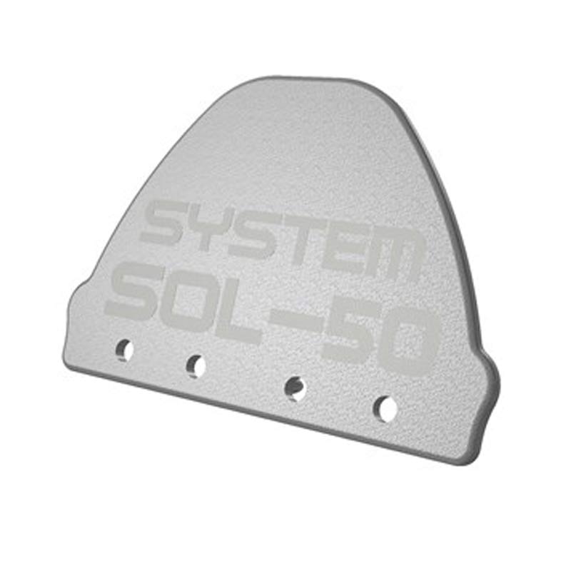 SOL-50 PV Montagesystem Horizontal Endkappe 10 St Grau