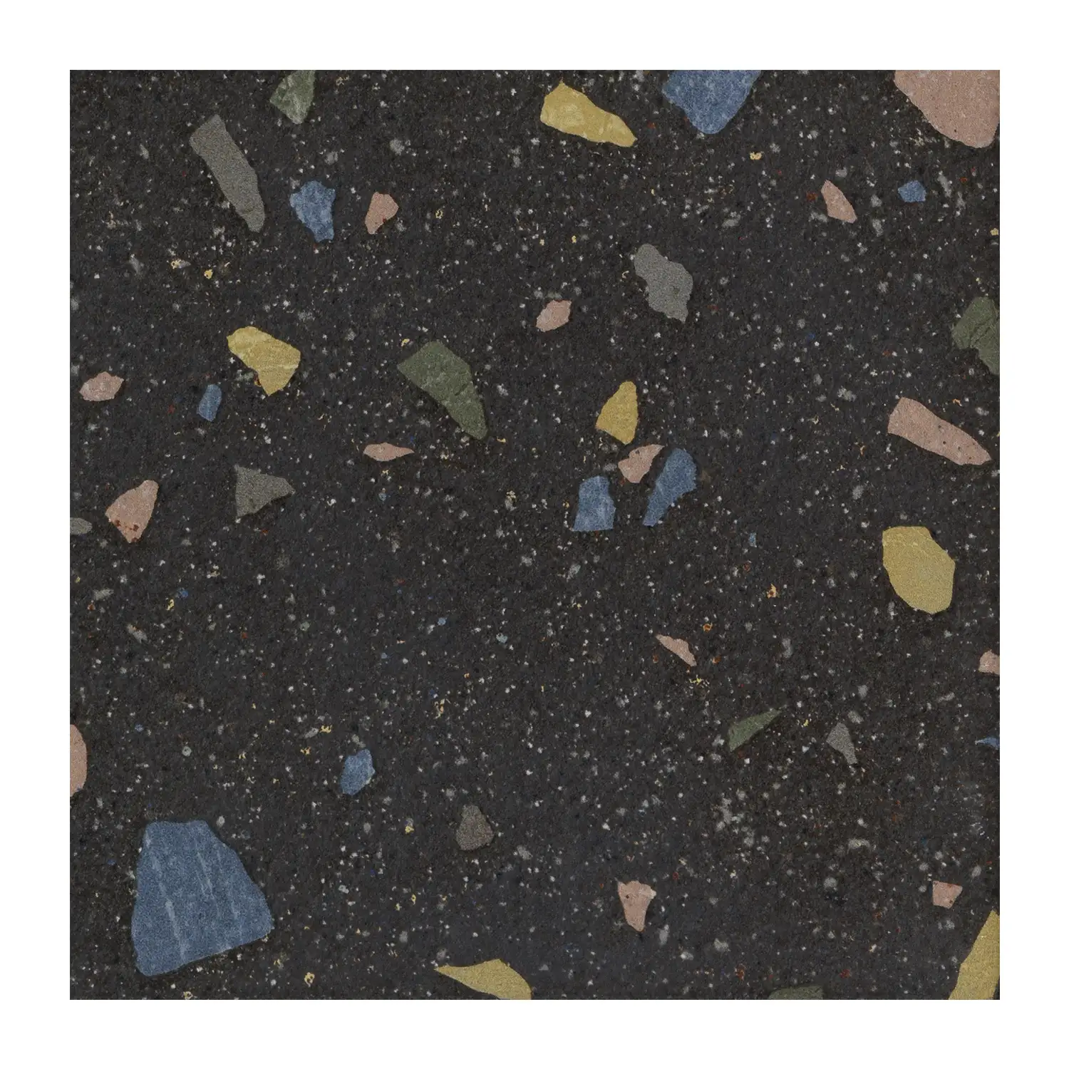 Fliese CIR Forever Color Terrazzo Black 20 x 20 cm