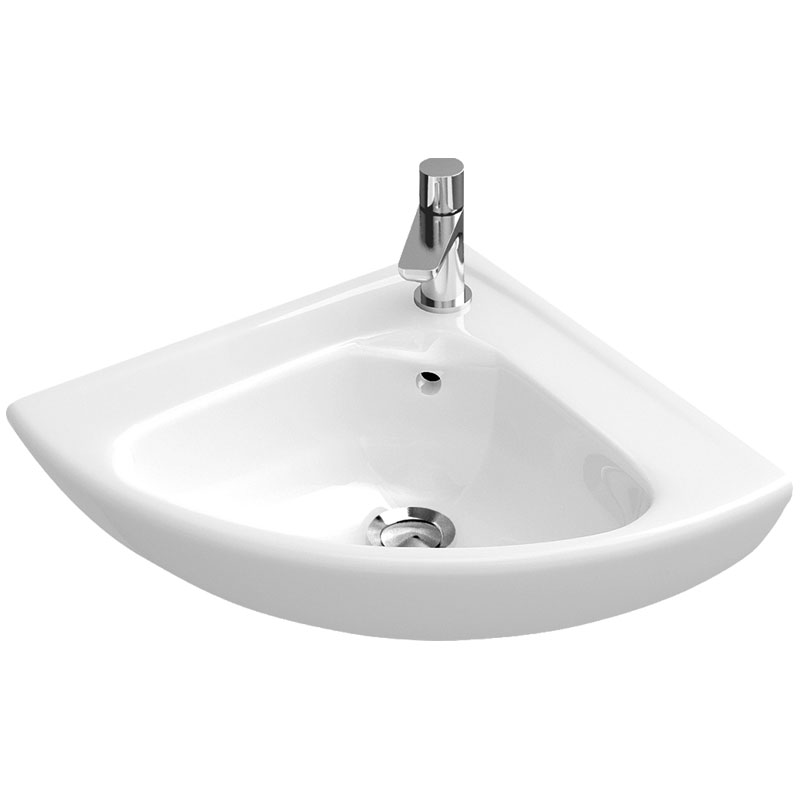 Villeroy & Boch O.Novo Eck Handwaschbecken Compact 55 cm