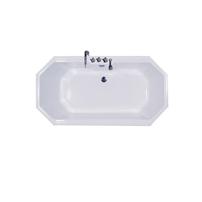 Caribia Vesuv Achteck Badewanne 158 x 81 x 45,5 cm