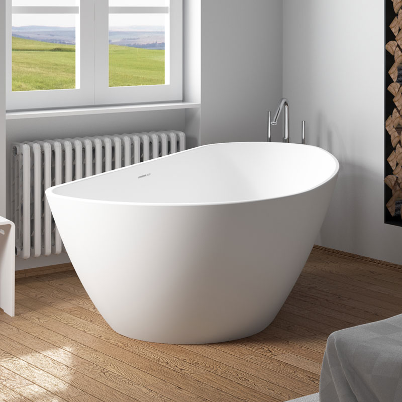 Riho Granada Solid Surface Badewanne 190 x 90 x 60 cm