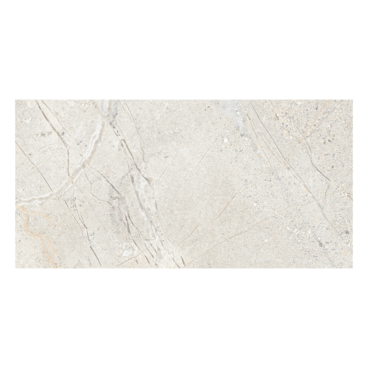 Steinoptik Fliese Crust Light Grey 30 x 60 cm