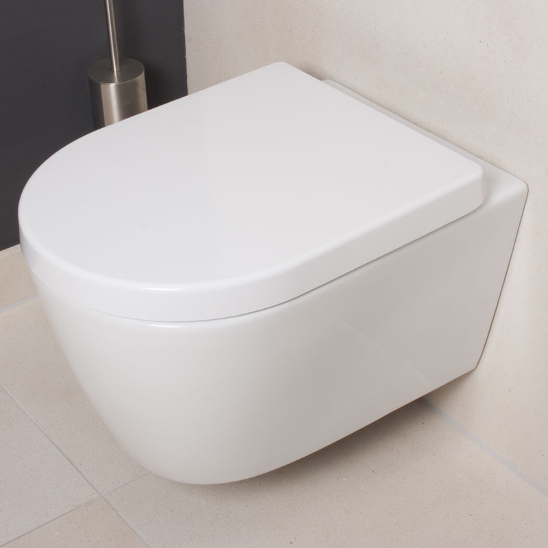 FlushTech Round Wand WC spülrandlos Komplett-Set