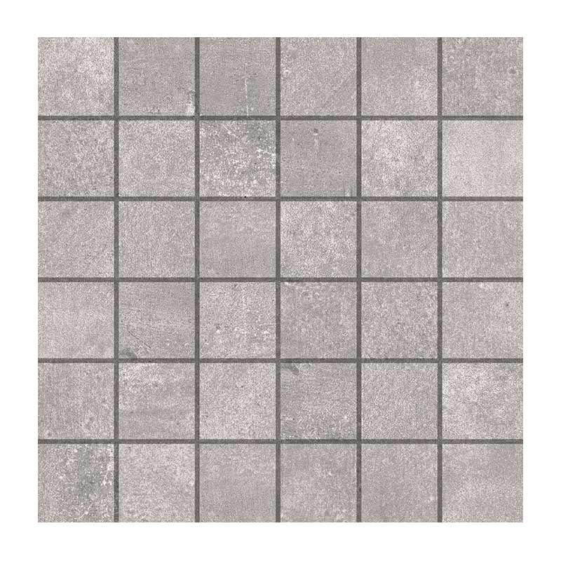 Rondine Volcano Grey Mosaico 5 x 5 cm Mosaikfliesen