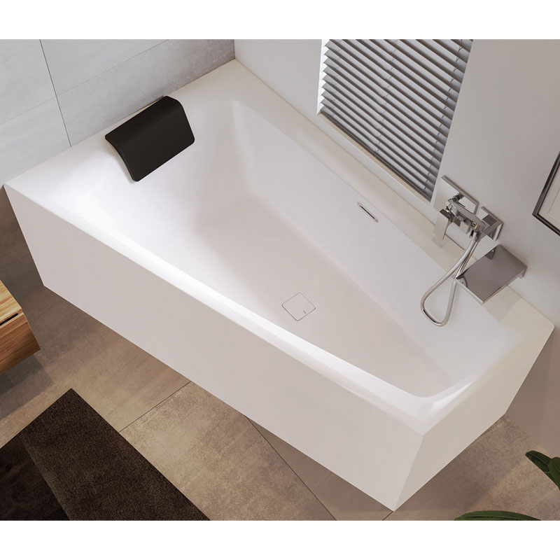 Riho Still Smart Plug & Play Raumspar Badewanne 170 x 110 cm