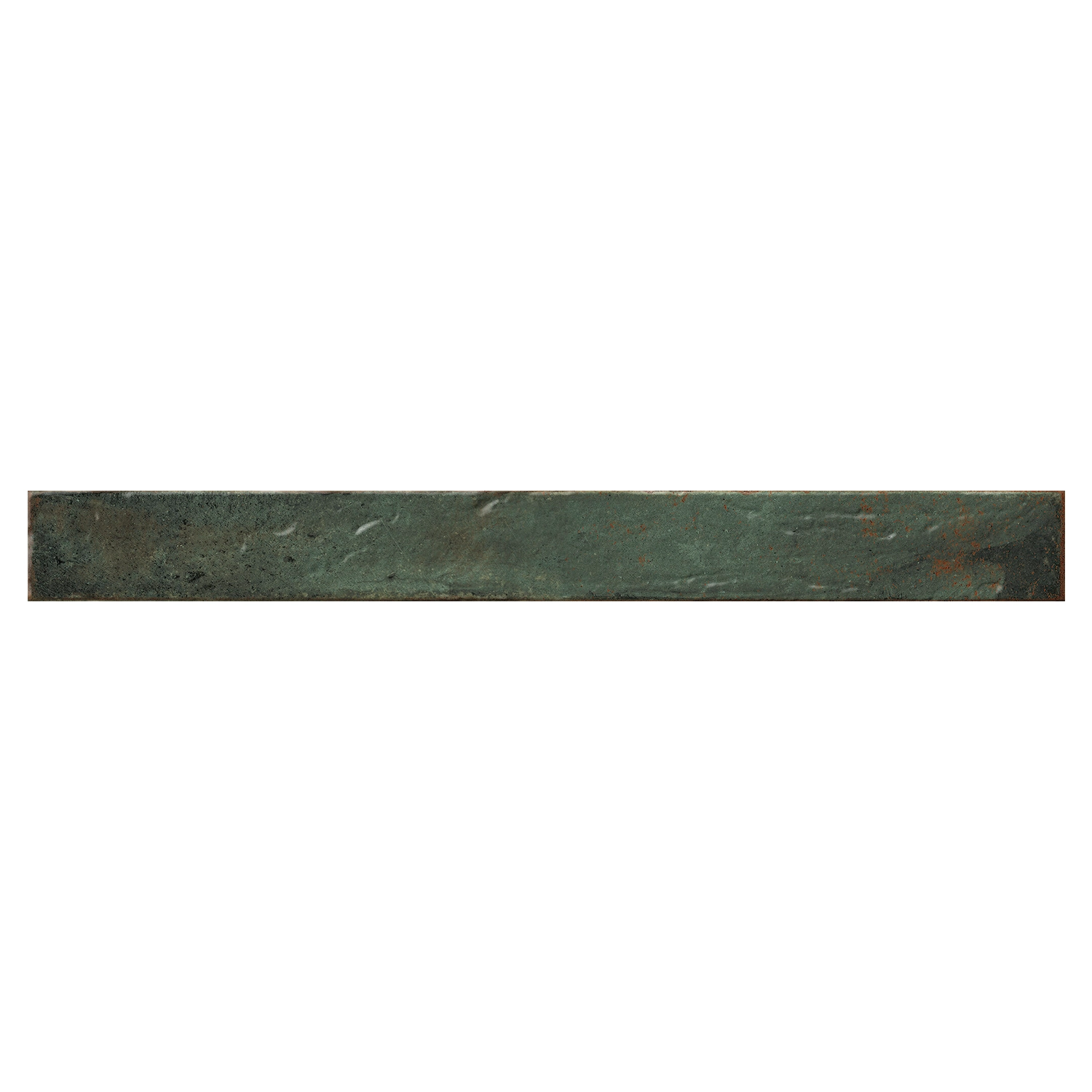 Wandfliese Brick Genesi Green 4,8 x 45 cm