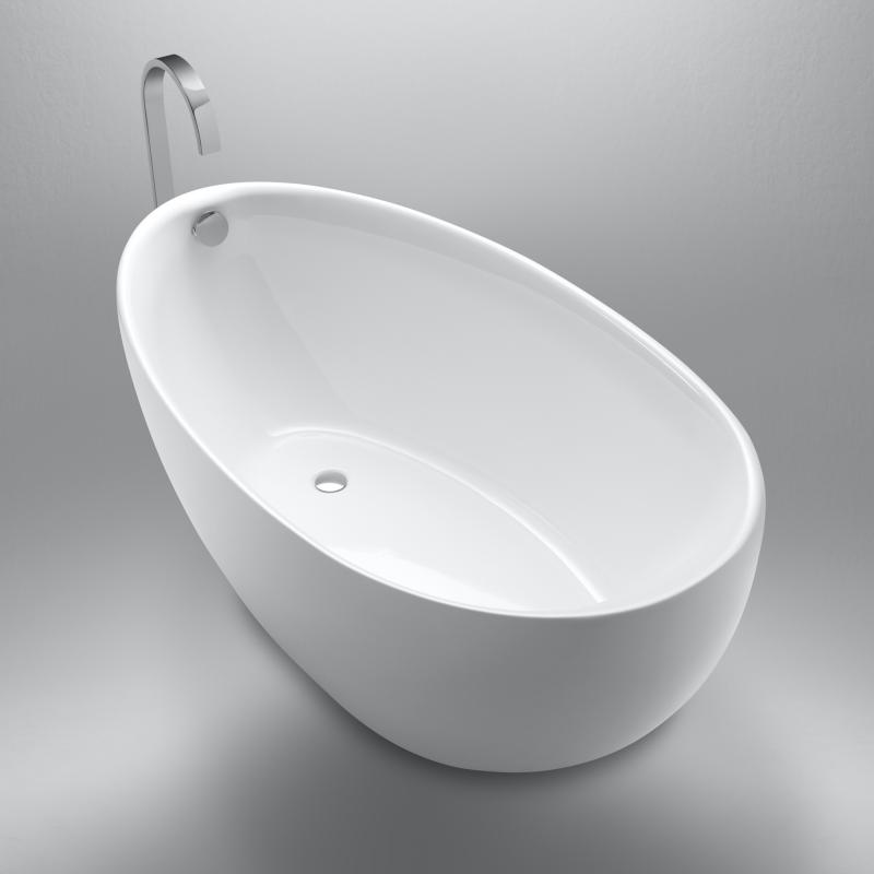 Repabad Ferrara Mono freistehende Badewanne 185