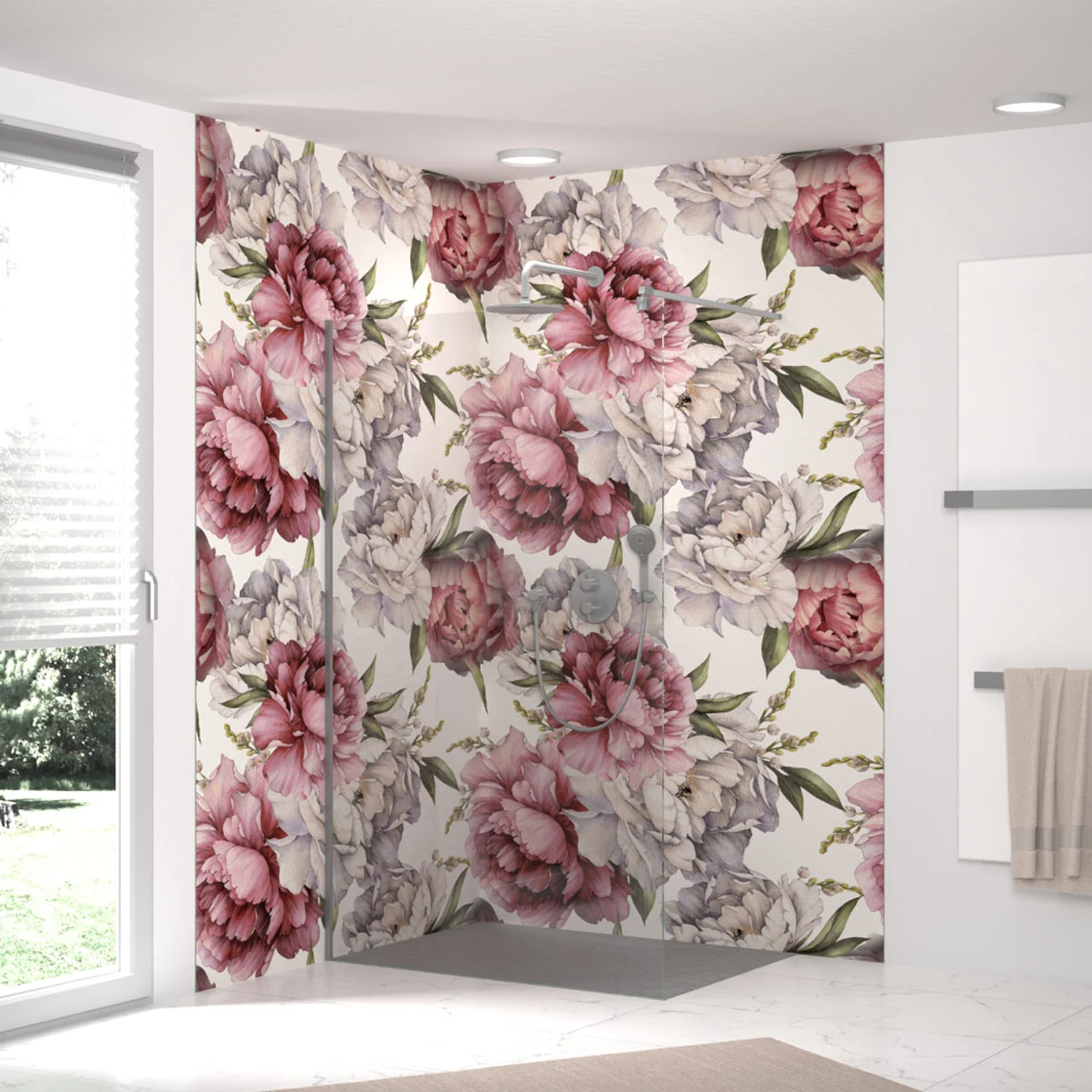 HSK RenoDeco Fotodruck Designplatte Seidenmatt 100 x 255 cm