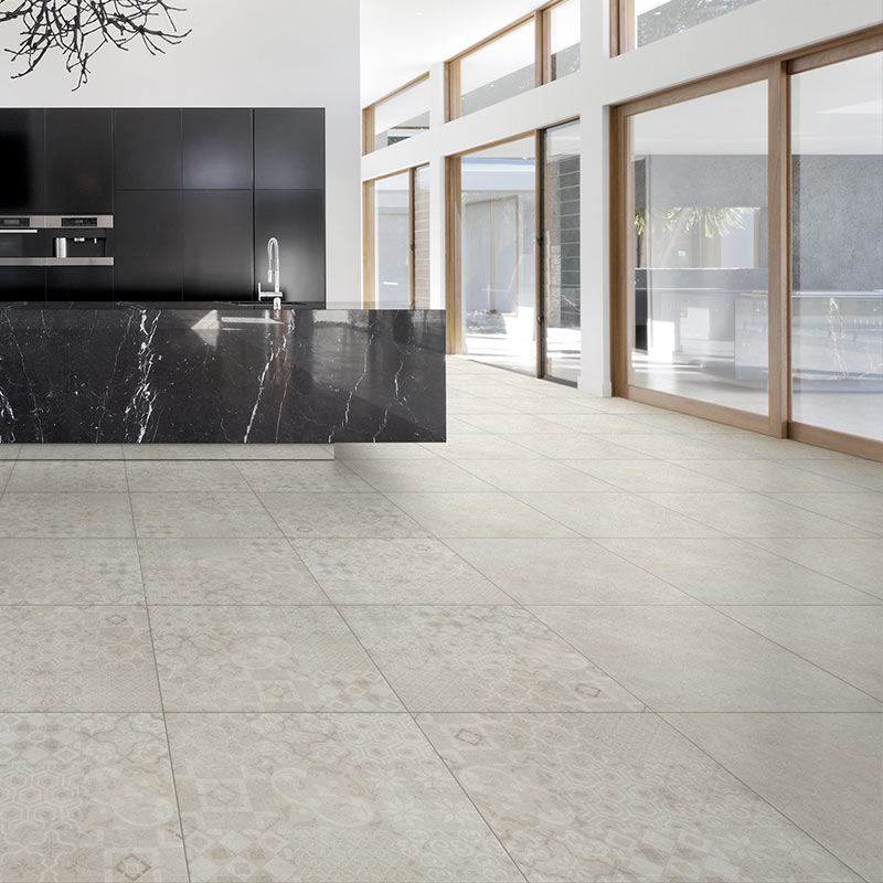 Sintesi Planet Argento 60,4 x 60,4 cm Feinsteinzeug