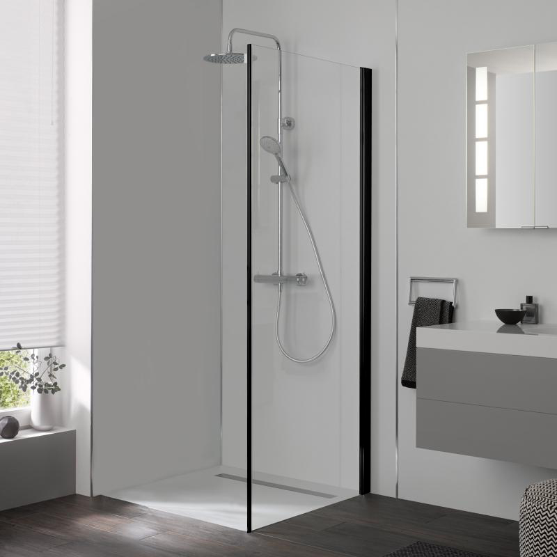 HSK Aperto Seitenwand für Drehtür pendelbar an Nebenteil