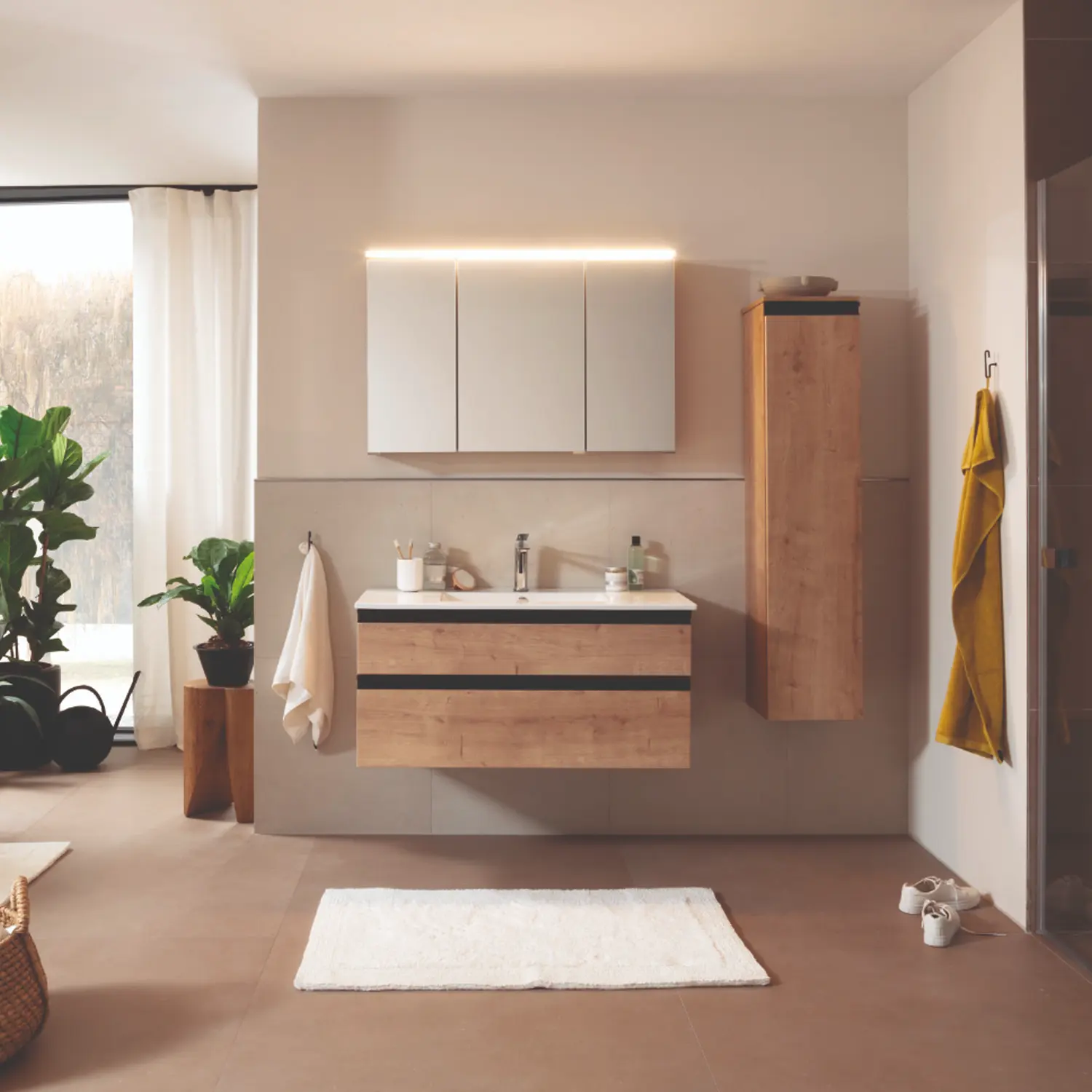 Schöner Wohnen Badmöbel Set Stockholm 100 cm
