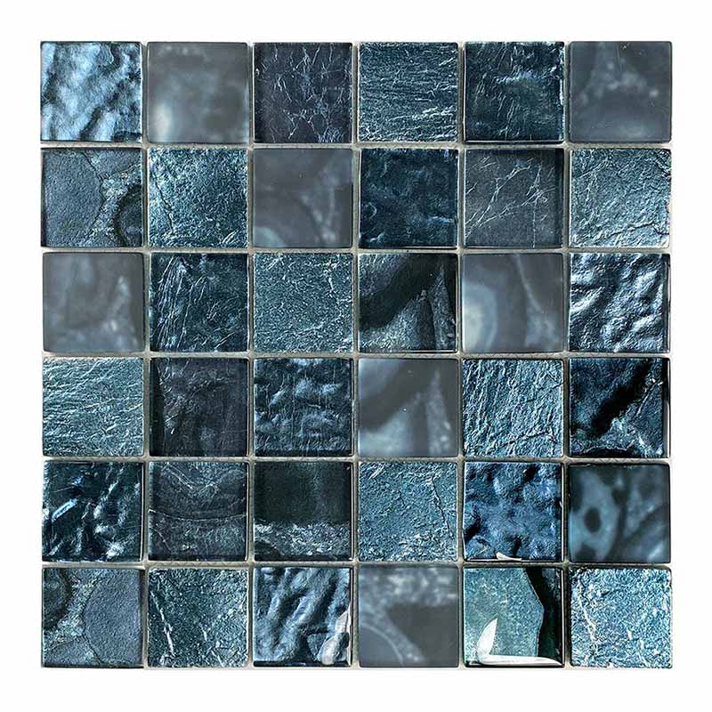 Mix-QAV azul 4,8 x 4,8 cm Mosaikfliesen