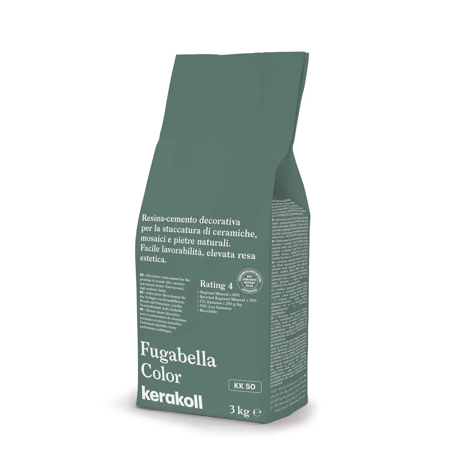 Kerakoll Fugabella® KK50 Fugenmörtel Fuge 3 kg Menta Grün