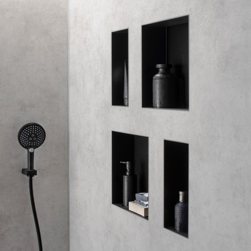hansgrohe XtraStoris Minimalistic Wandnische offen