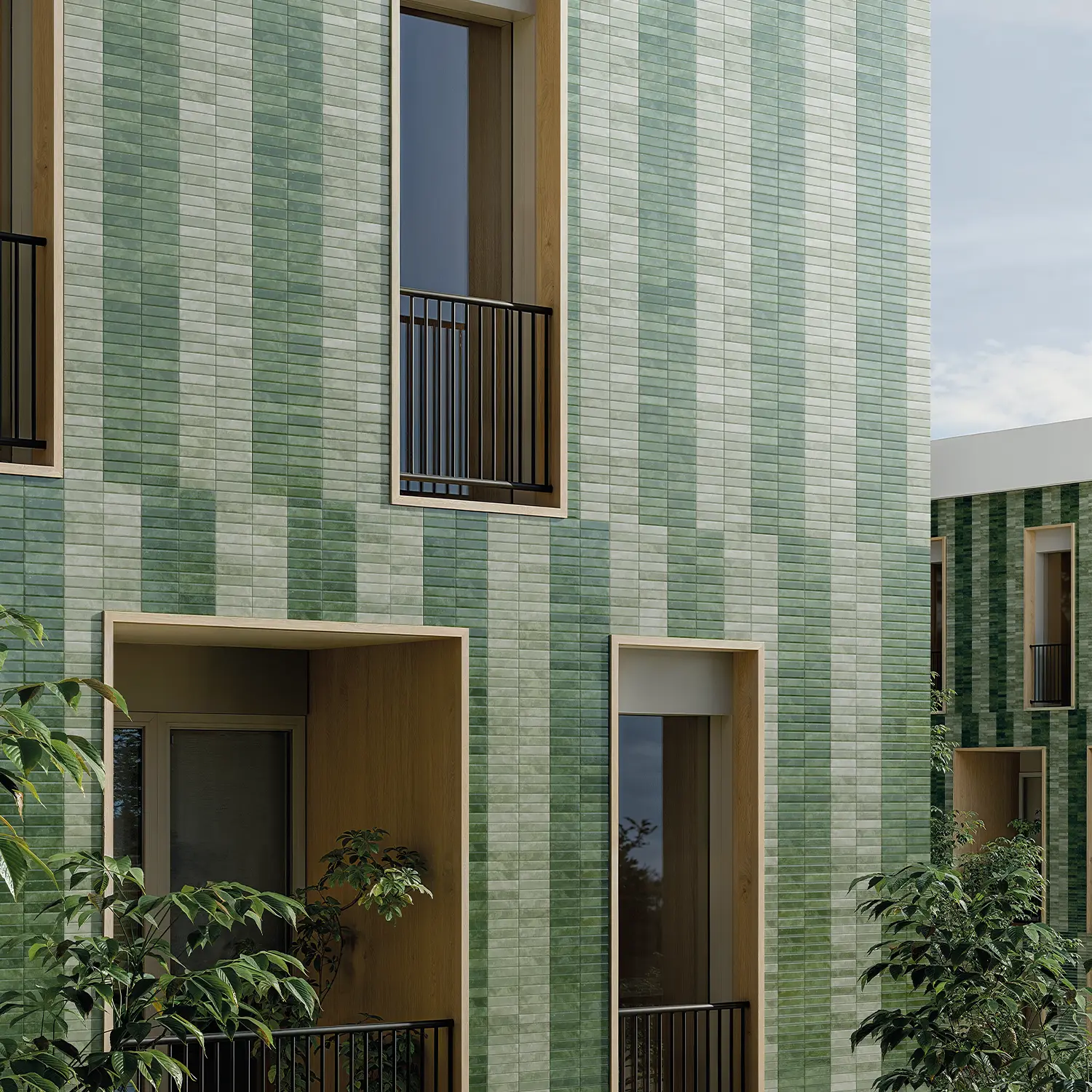 Brick Wandfliese Golden Hour Mojito 4,8 x 20 cm