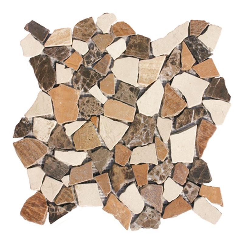 Palladio Mix-EOC matt 2 - 5 cm Bruchmarmor Mosaikfliesen