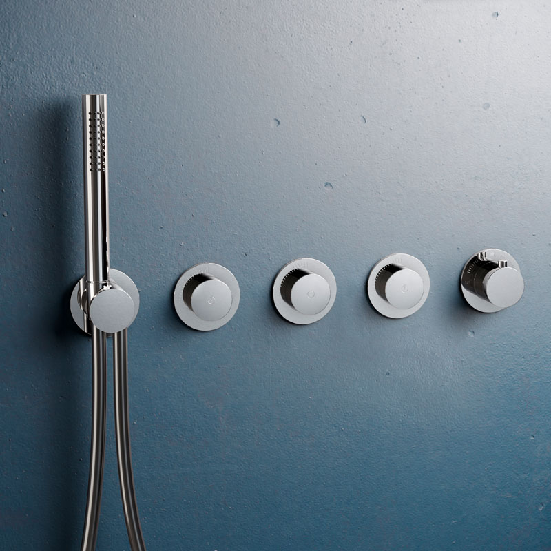 Herzbach MODUL7 Push Thermostat Dusche 3 Verbraucher