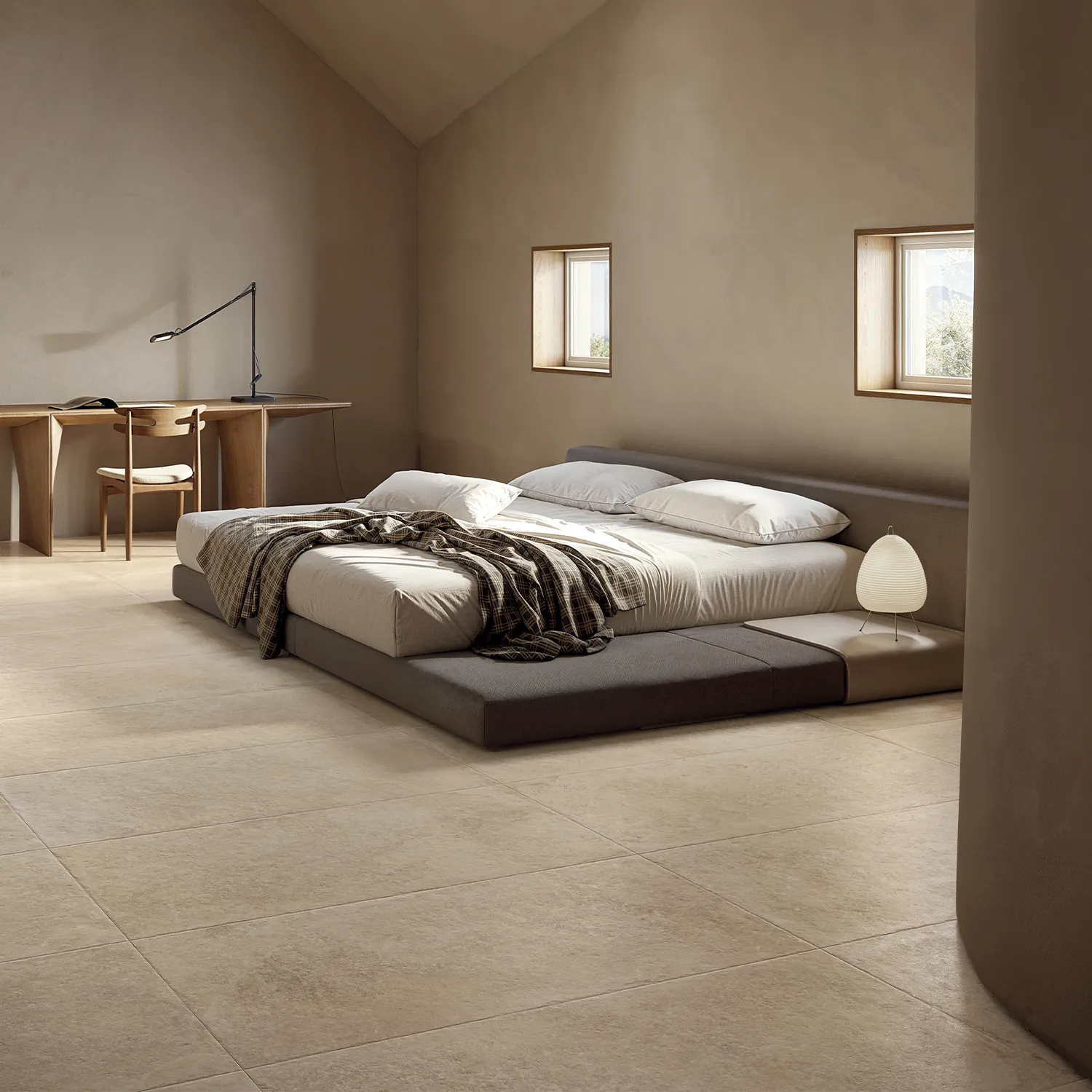 Rustikale Steinoptik Bodenfliese i-stone Cream 60 x 120 cm
