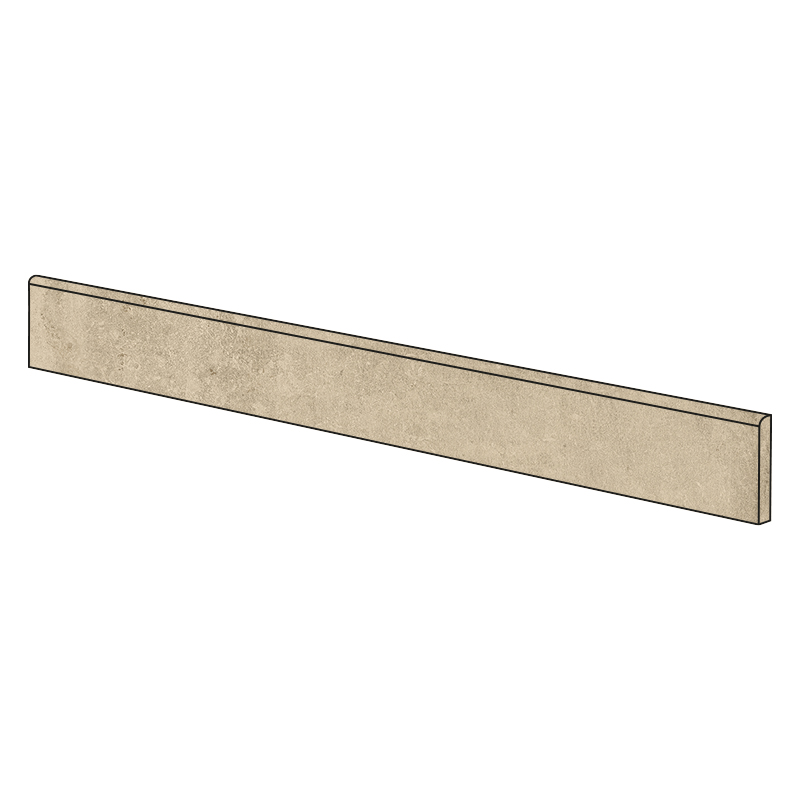 Rustikale Steinoptik Sockel Stone Design Beige 6,5 x 100 cm