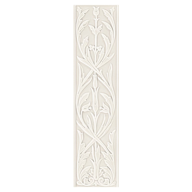 Grazia Epoque Ermitage Bianco Craquele 20 x 80 cm Wandfliese