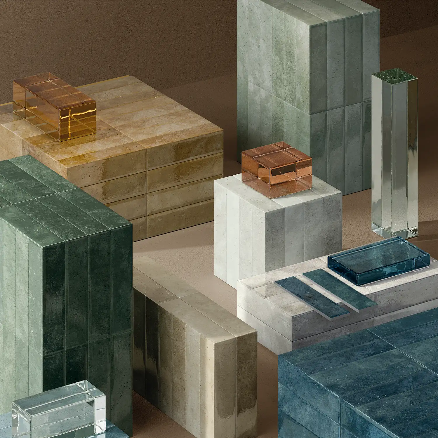 Brick Wandfliese Golden Hour Mojito 4,8 x 20 cm
