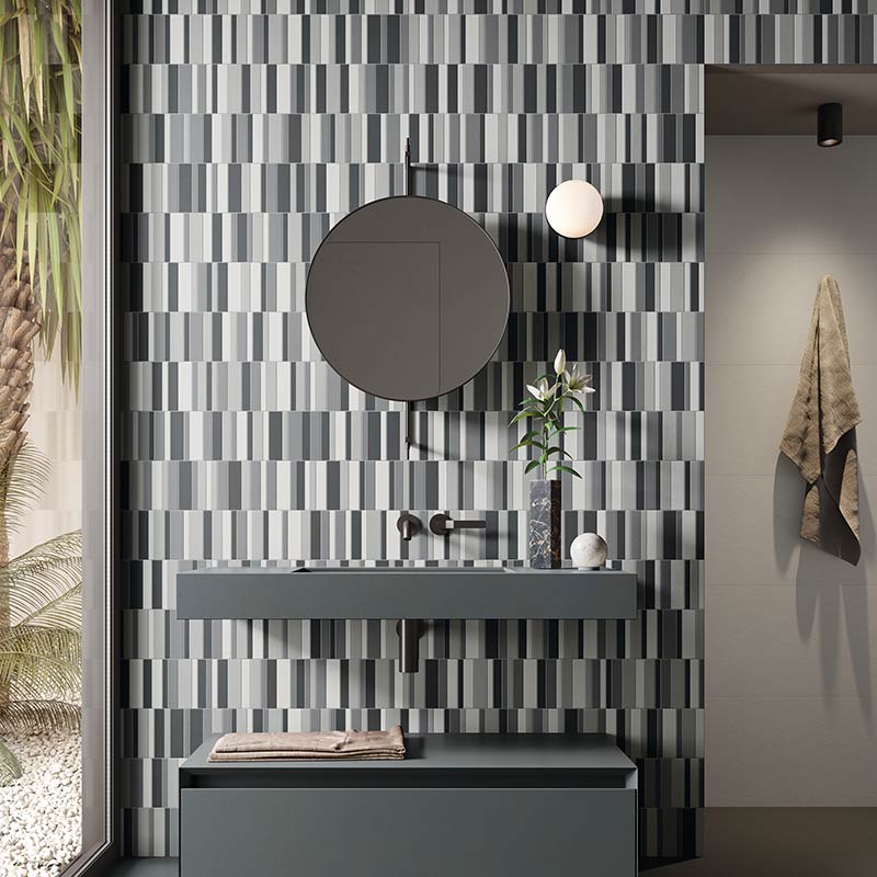 Italgraniti Nuances Mix Freddo 1 Mosaico Listelli StrideUp