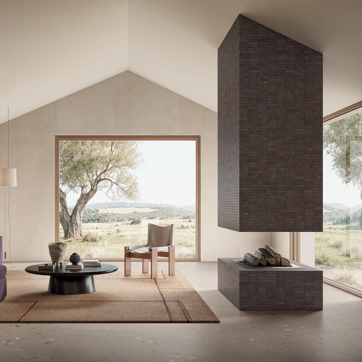 Betonoptik Fliesen I Cementi Argil Ciottolo 120 x 120 cm