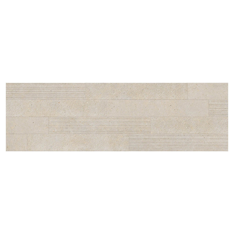 Italgraniti Silver Grain Beige Listello Mix 20 x 120 cm Wandfliese