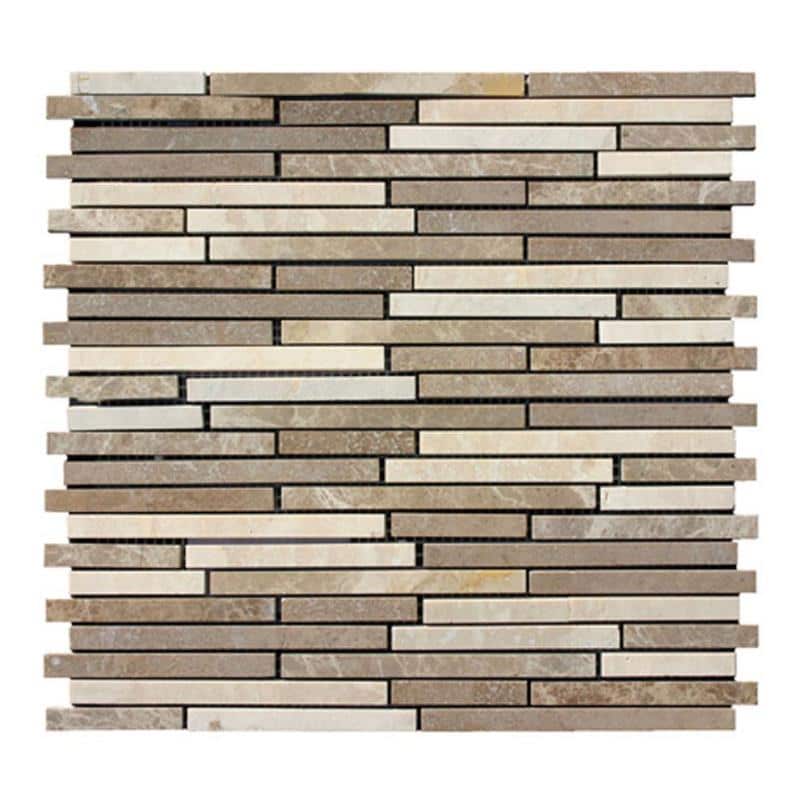 Brick Mix-TN satinato 1 cm Muretto Brick Mosaikfliesen