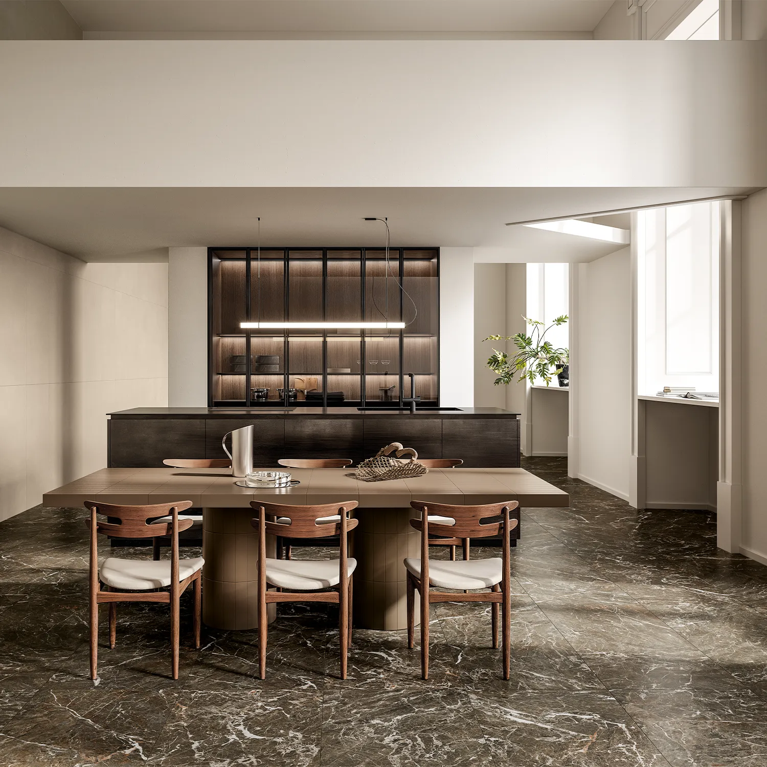 Marmoroptik Fliese St Laurent Tabacco 60 x 120 cm