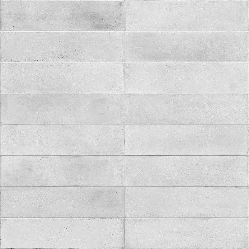 Wandfliese Vintage Brick Mussa White 7,5 x 30 cm