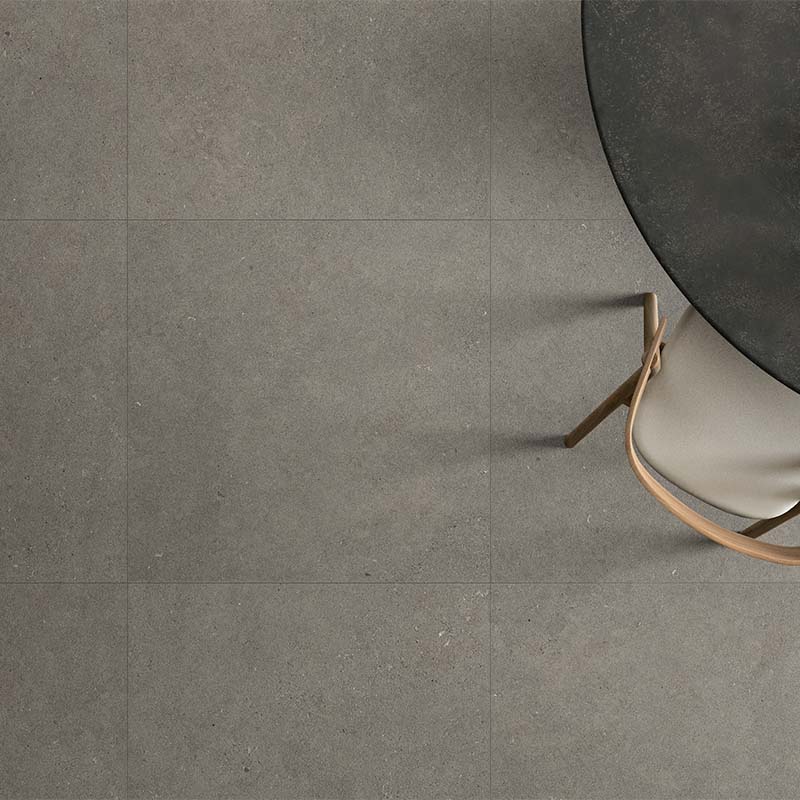 Kalkstein Optik Fliese Lea Intense Crete 90 x 90 cm