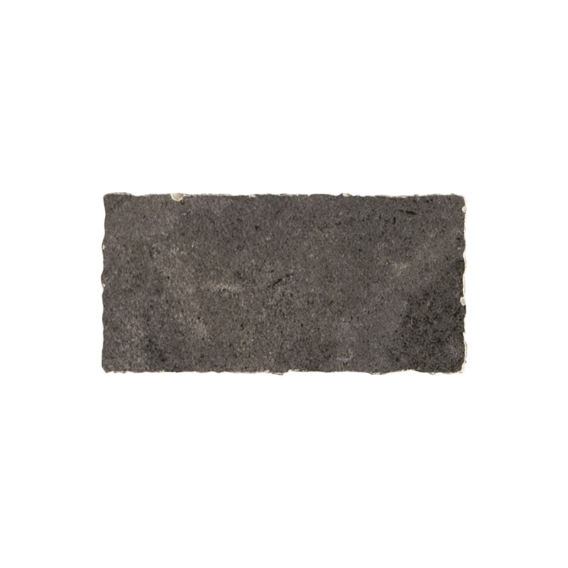 Bodenfliese Dom Mas de Provence Coal Burattato 10 x 20 cm