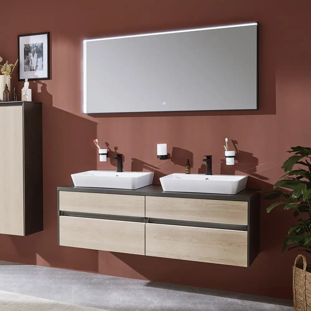 Laguna Easy Line Pronto Doppel-Waschtischunterschrank