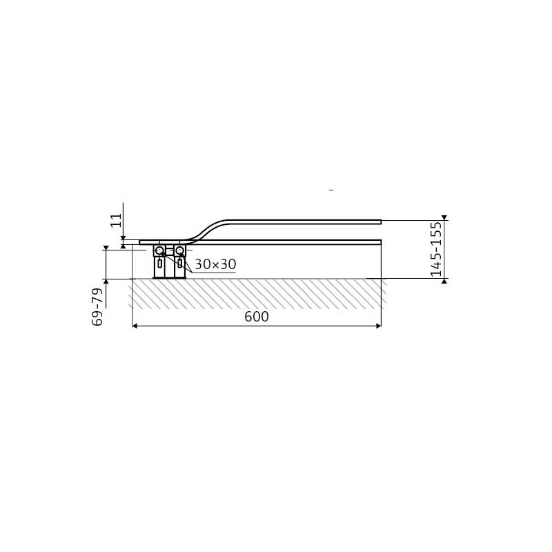 HSK YENGA Plus Badheizkörper 600 x 1214 mm