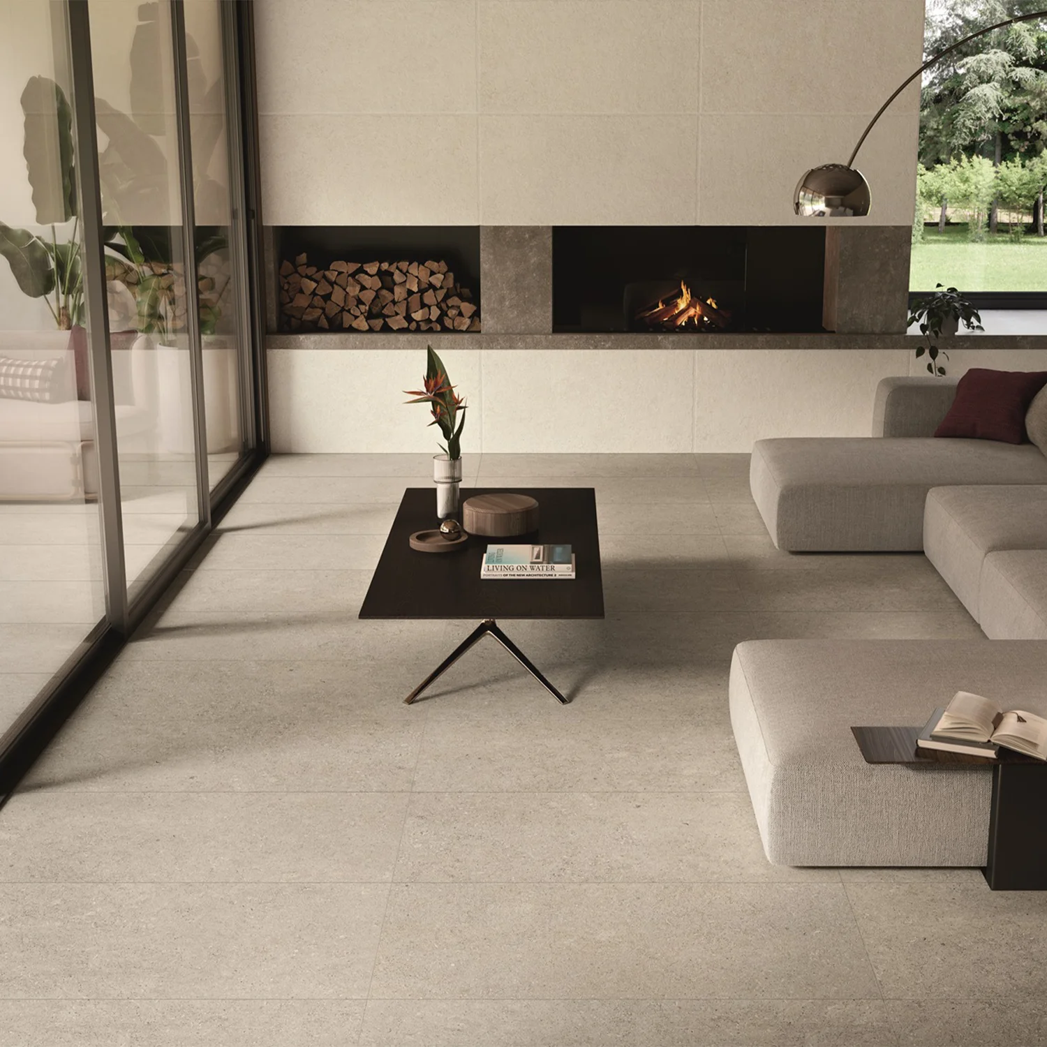 Steinoptik Fliese Sedimenti Grey Selected 60 x 120 cm