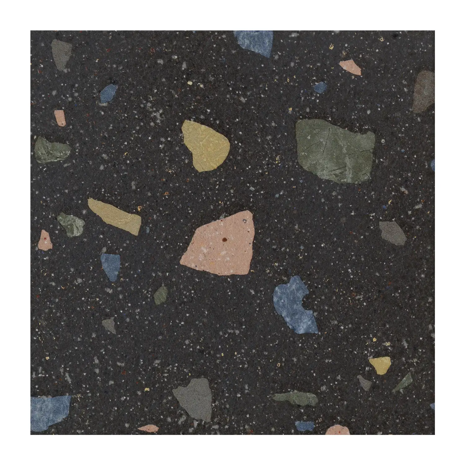 Fliese CIR Forever Color Terrazzo Black 20 x 20 cm