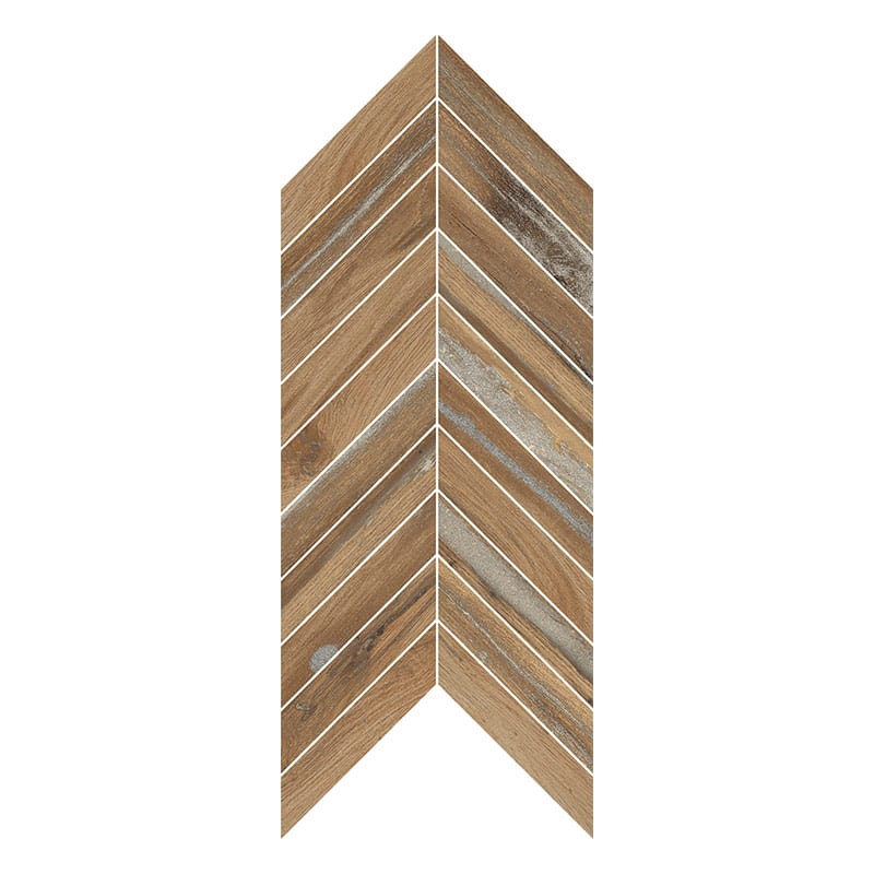 Rondine Infusion Oak Chevron Mosaikfliesen Holzoptik