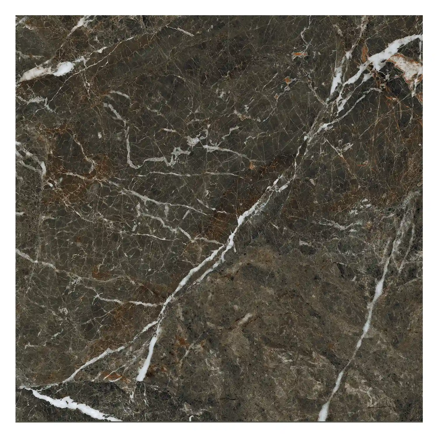 Marmoroptik Fliese St Laurent Tabacco Silk 60 x 60 cm