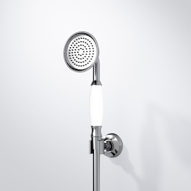 Steinberg Serie 350 Handbrausegarnitur mit Wandhalter