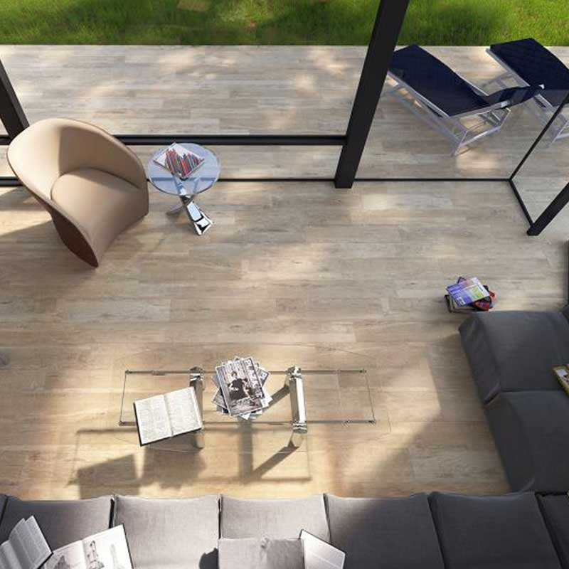 Del Conca Monteverde MN 1 Beige 20 x 80 cm Holzoptik